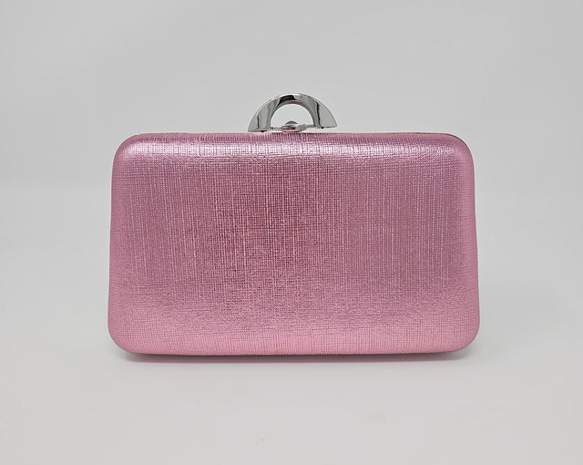 Candy Pink Shimmer Clutch Bag - Franklins