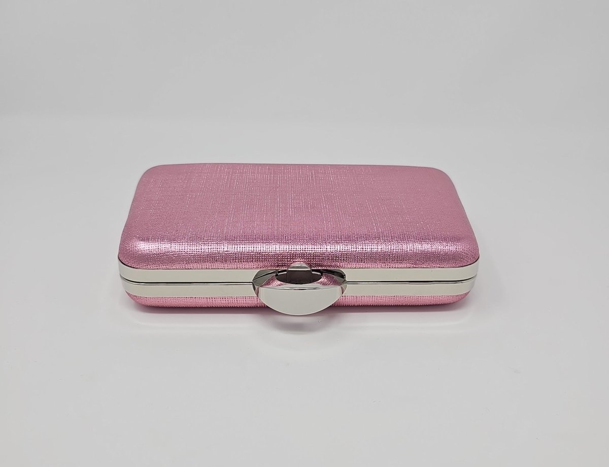 Candy Pink Shimmer Clutch Bag - Franklins