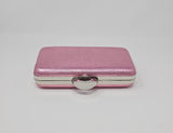 Candy Pink Shimmer Clutch Bag - Franklins