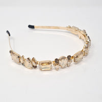 Champagne Gold Crystal Jewelled Hairband - Franklins