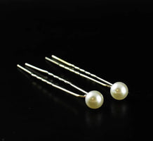 Champagne & Silver Mix Pearl Hair Pins (20 pcs) - Franklins