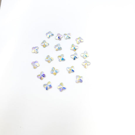 Coloured Crystal Butterfly 3D Nail Art (20pc) - Franklins