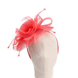 Coral Flower Style Fascinator - Franklins