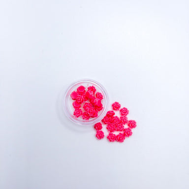 Coral Pink Flower Bud 3D Nail Art (30pc) - Franklins