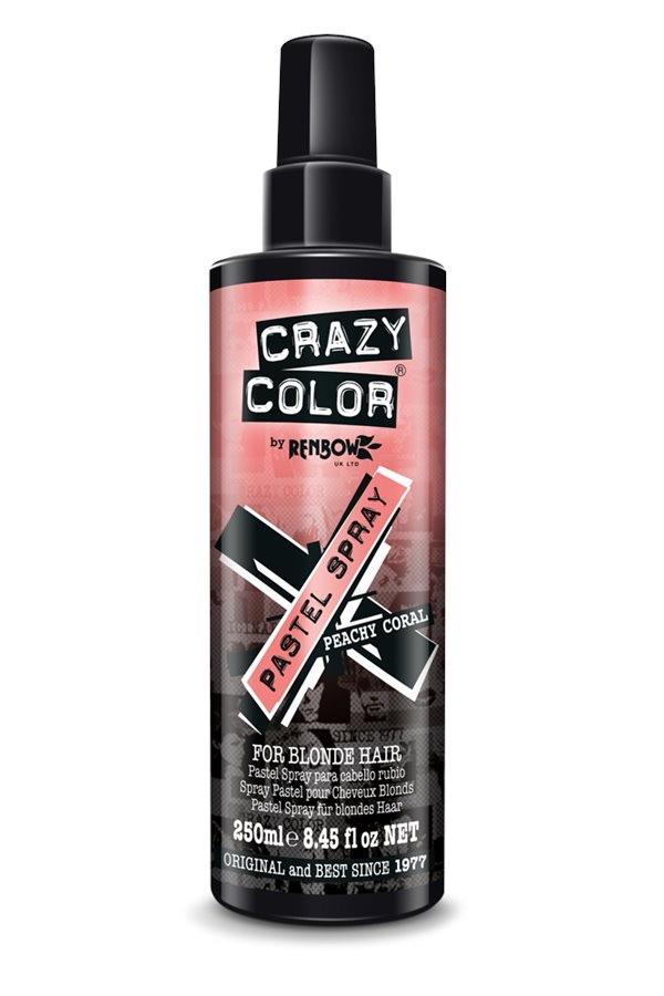 Crazy Color Peachy Coral Pastel Spray 250ml - Franklins