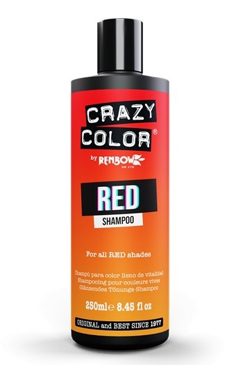 Crazy Color Vibrant Red Shampoo 250ml - Franklins