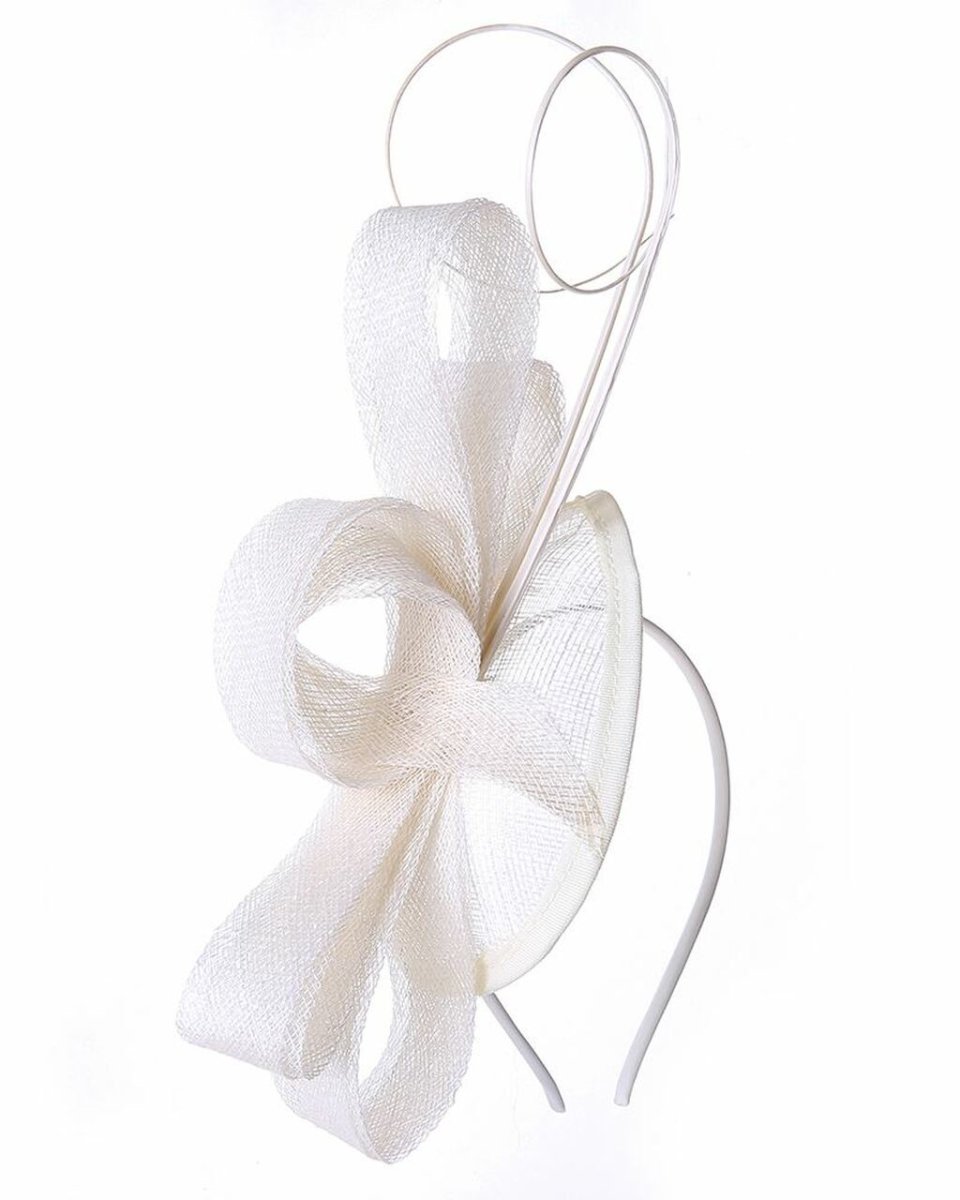 Cream Loop Knot Fascinator - Franklins