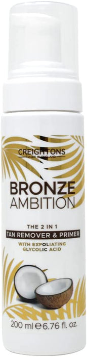 Creightons Bronze Ambition Tan Remover & Primer 200ml - Franklins