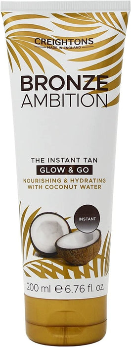 Creightons Bronze Ambition The Instant Tan- Glow & Go 200ml - Franklins
