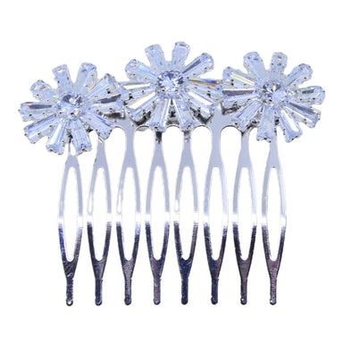 Crystal Clear Diamanté Bridal Hair Comb - Franklins