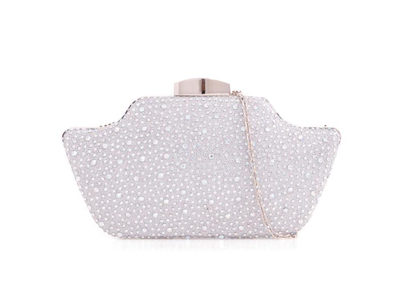 Crystal Diamante Evening Clutch Bag - Franklins