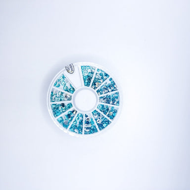 Crystal Turquoise Nail Art Crystal Wheel - Franklins