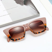 Dark Nude & Leopard Print Sunglasses - Franklins