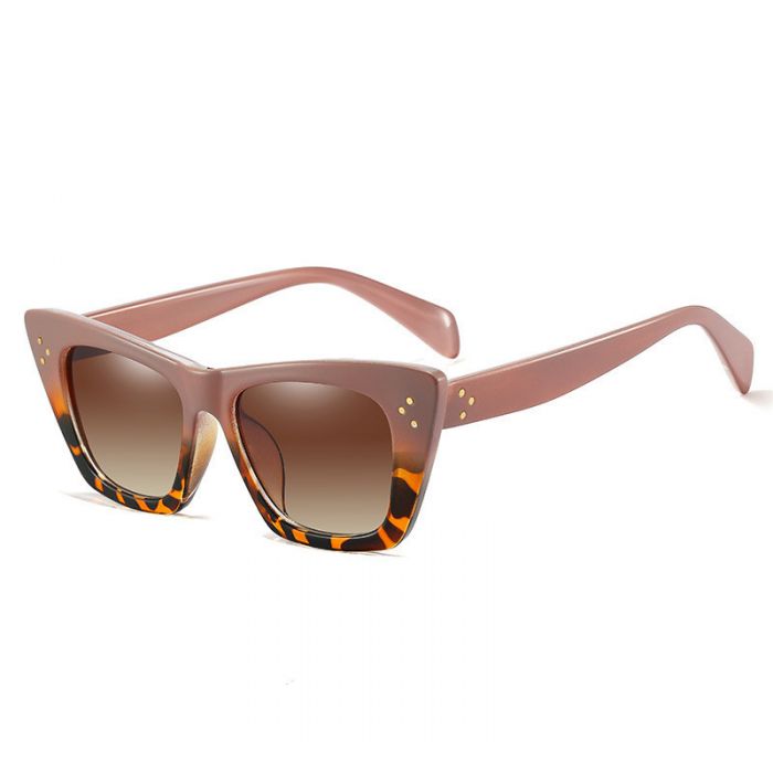 Dark Nude & Leopard Print Sunglasses - Franklins