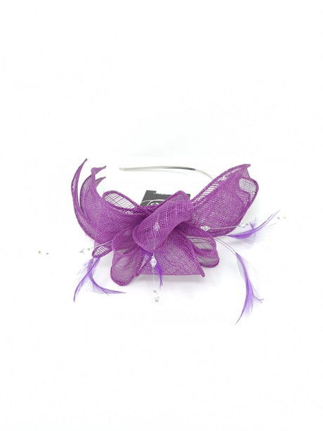 Dewberry Purple Loop Hairband Fascinator - Franklins