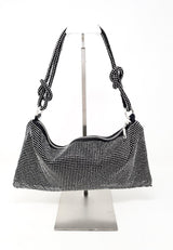 Diamanté Black Jewelled Handbag - Franklins