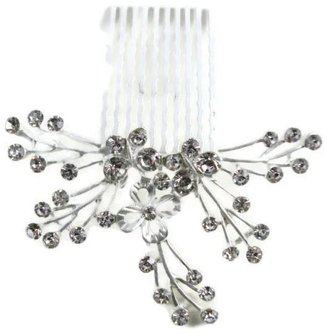 Diamanté Leaf Strand Hair Comb - Franklins