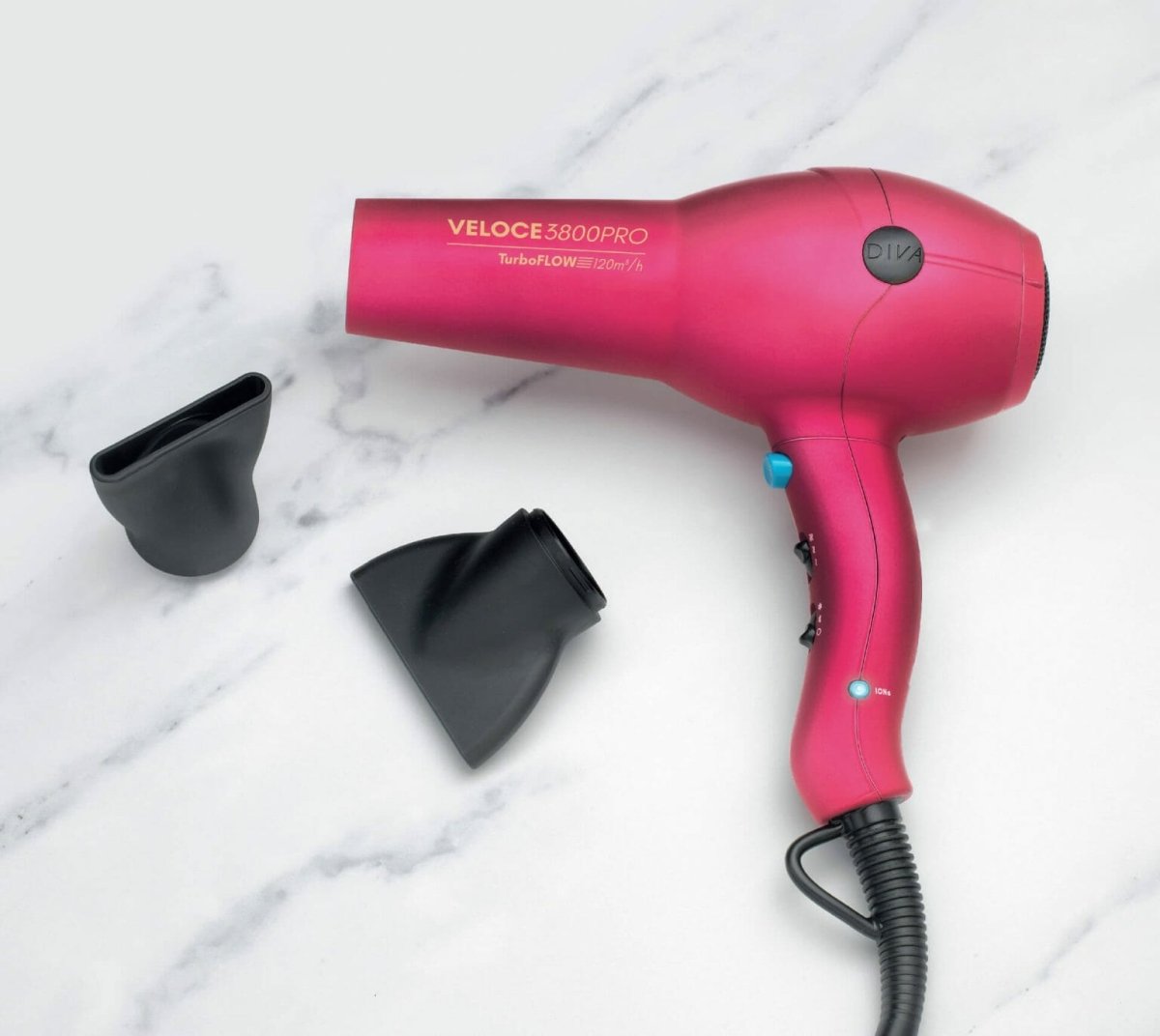 Diva Veloce 3800 Pro Hairdryer Pink - Franklins