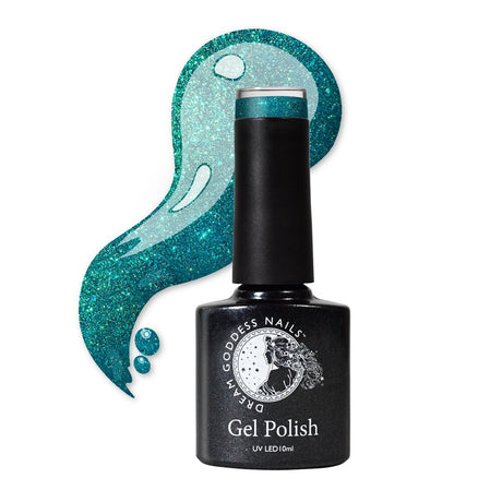 Dream Goddess Gel Polish 10ml EMERALD SPARKLE - Franklins