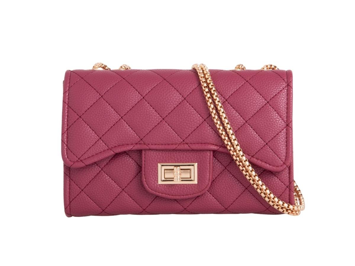 Dusky Rose Quilted Handbag - Franklins