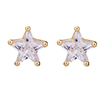 D&X Cubic Zirconia Crystal Star Stud Earrings - Franklins