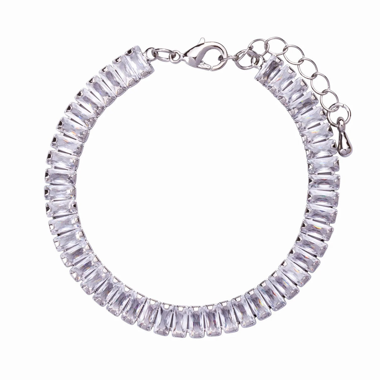 D&X Elizabeth Cubic Zirconia Silver Bracelet - Franklins