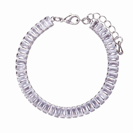 D&X Elizabeth Cubic Zirconia Silver Bracelet - Franklins