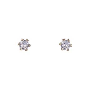 D&X Kylie Gold Crystal Stud Earrings - Franklins