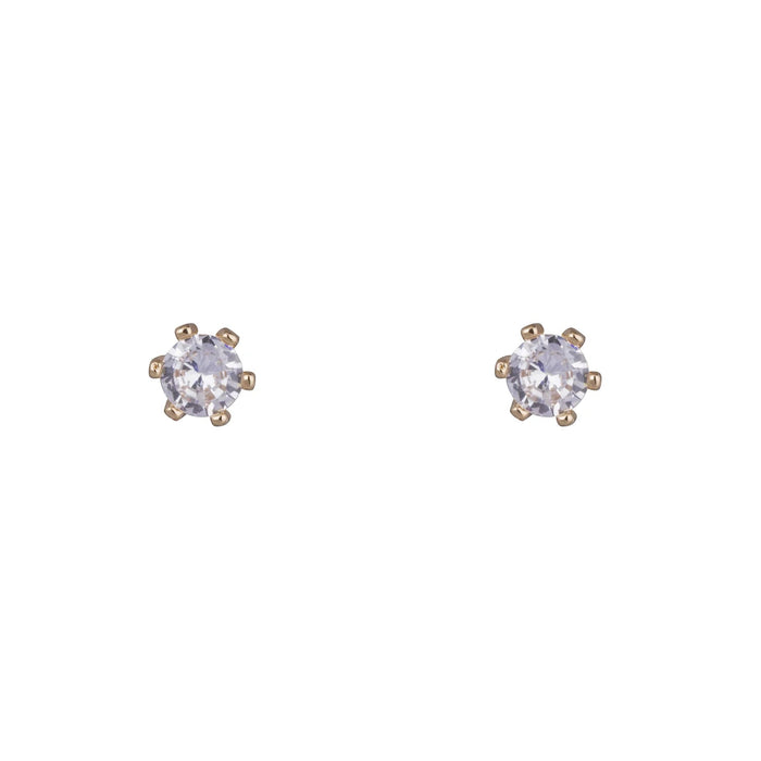 D&X Kylie Gold Crystal Stud Earrings - Franklins