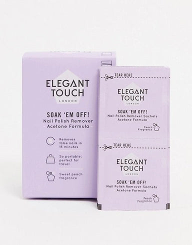 Elegant Touch Soak Em Off Nail Polish Remover 100 Pack - Franklins