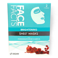 Face Facts Brightening Sheet Masks 2 Pack - Franklins