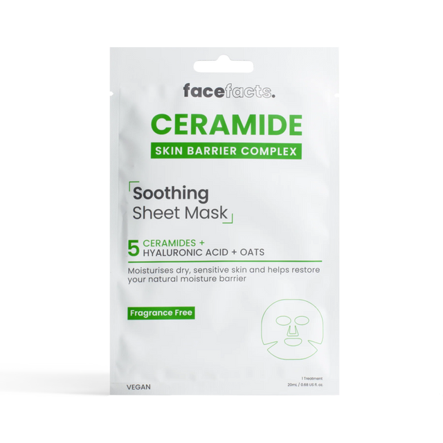 Face Facts Ceramide Soothing Sheet Mask - Franklins