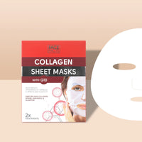 Face Facts Collagen Sheet Mask with Q10 2 Pack - Franklins