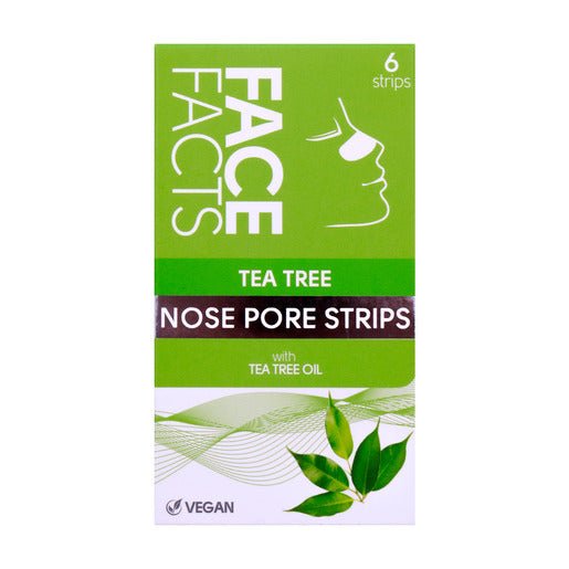 Face Facts Tea Tree Nose Pore Strips with Tea Tree Oil 6pk - Franklins