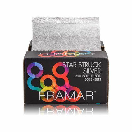 Framar Star Struck Silver Pop Up Foil Sheets 5 x 11 500 Pack - Franklins