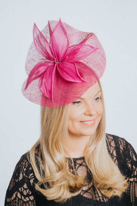 Fuchsia Flower Fascinator - Franklins