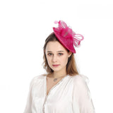 Fuschia Small Disc Hairband Fascinator - Franklins