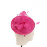 Fuschia Small Disc Hairband Fascinator - Franklins