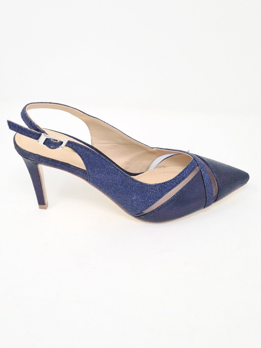 Glamour Celine Navy High Heel Shoes - Franklins