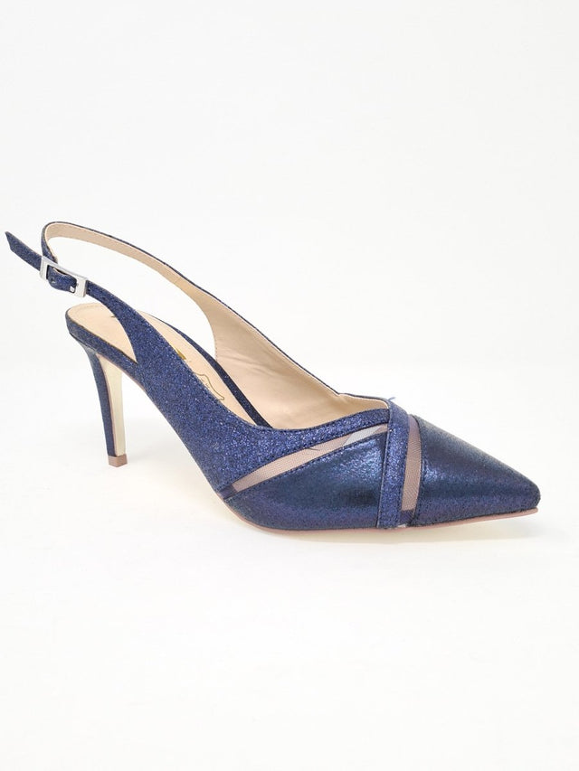 Glamour Celine Navy High Heel Shoes - Franklins