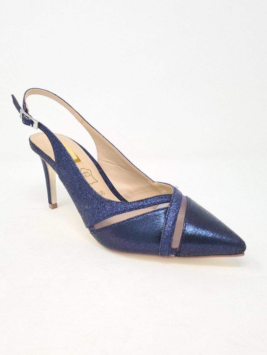 Glamour Celine Navy High Heel Shoes - Franklins