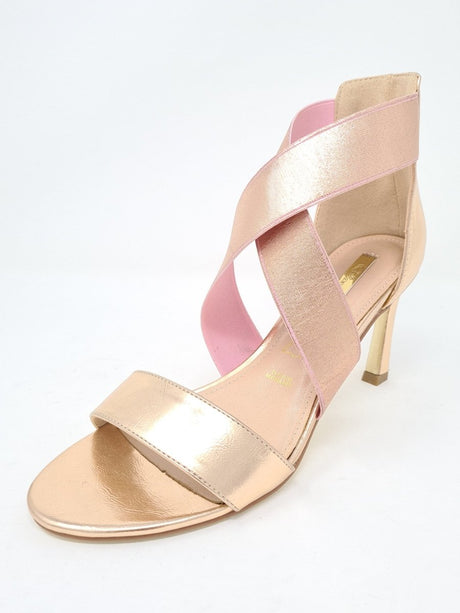 Glamour Everly Rose Pink Heel Sandals - Franklins