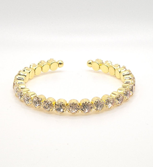 Gold Crystal Beaded Bracelet - Franklins
