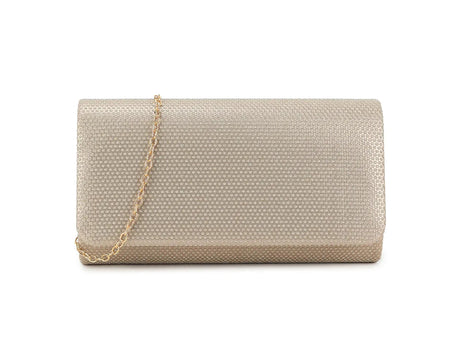 Gold Diamanté Jewelled Clutch Bag - Franklins