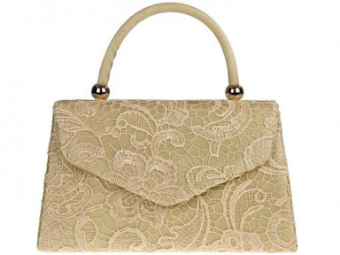 Gold Lace Overlay Handbag - Franklins