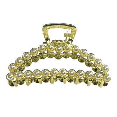 Gold Pearl Hair Jaws Clip - Franklins