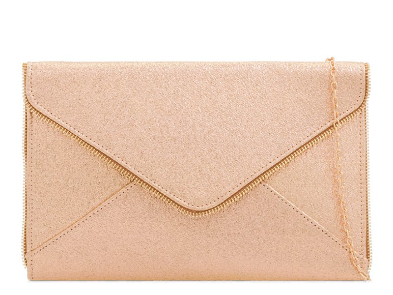 Gold Zip Clutch Bag - Franklins