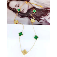 Green Black & Gold Necklace - Franklins