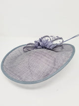 Grey Sinamay Disc Fascinator - Franklins