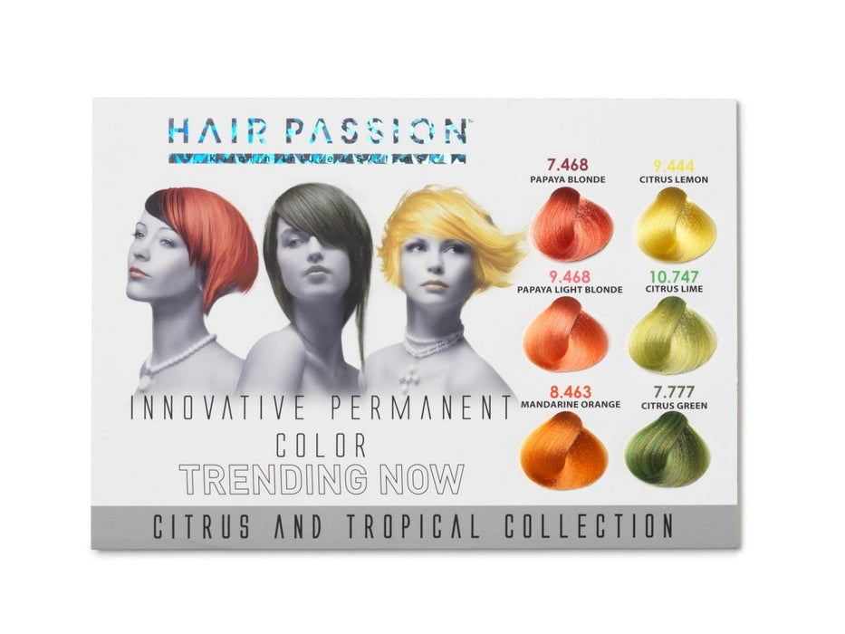 Hair Passion Citrus & Tropical Permanent Colour Collection 100ml - Franklins